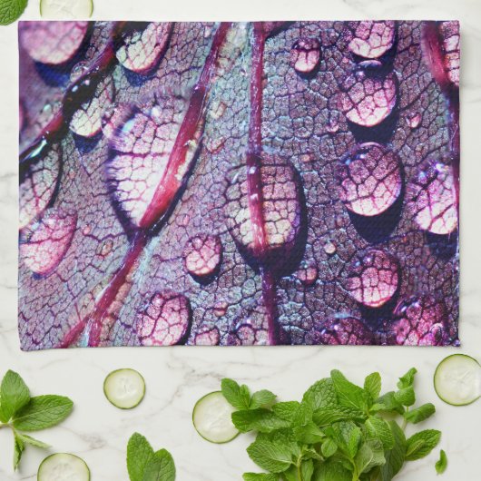 Wassertropfen Geschirrtuch (Gefaltet)