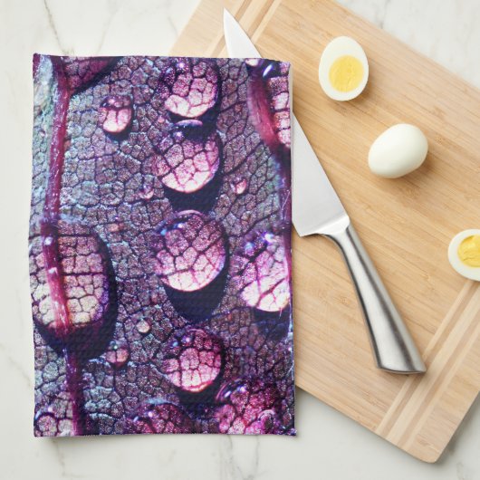 Wassertropfen Geschirrtuch (Viertel Falte)