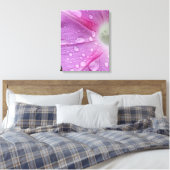 Wassertropfen Gestrickte Canvas drucken Leinwanddruck (Insitu (Schlafzimmer))