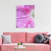 Wassertropfen Gestrickte Canvas drucken Leinwanddruck (Insitu (Wohnzimmer))