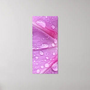 Wassertropfen Gestrickte Canvas drucken Leinwanddruck