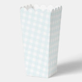 Wassertropfen Gingham-Junge-Baby-Party Geschenkschachtel (Rückseite)