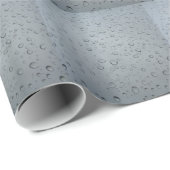 Wassertropfen im Fenster, Hintergrund des Regenwal Geschenkpapier (Rolleneckpunkt)