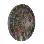 Wassertropfen in Bewegung Dartscheibe (Vorderseite Links)