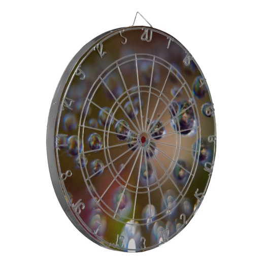 Wassertropfen in Bewegung Dartscheibe (Vorderseite Links)