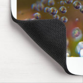 Wassertropfen in Bewegung Mousepad (Ecke)
