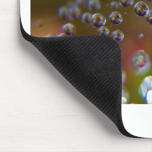 Wassertropfen in Bewegung Mousepad (Ecke)