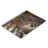 Wassertropfen in Bewegung Notizblock (Linke Seite)