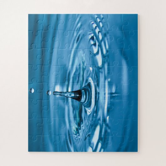 Wassertropfen ins Gesicht Puzzle (Vertikal)