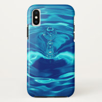 Wassertropfen iPhone X harter Fall