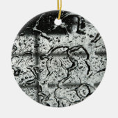 Wassertropfen Keramik Ornament (Vorne)