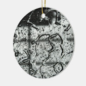 Wassertropfen Keramik Ornament (Links)