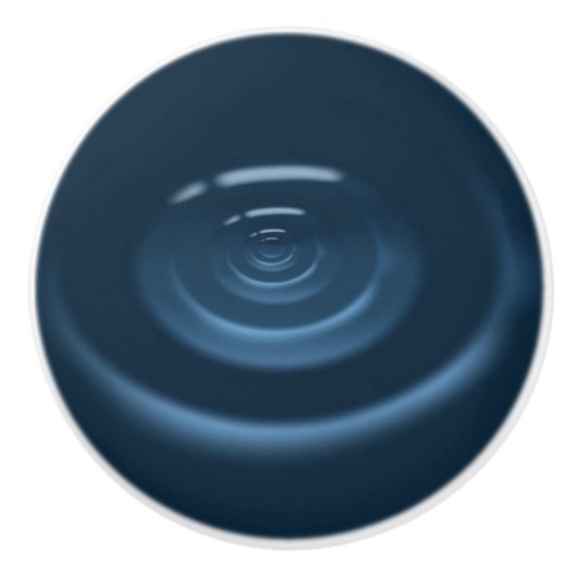 Wassertropfen Keramikknauf (Vorderseite)