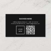 Wassertropfen Kfz-Wash QR Code Treuekarte (Rückseite)