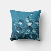 Wassertropfen Kissen (Vorderseite)