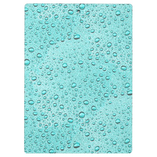 Wassertropfen Klemmbrett (Rückseite)