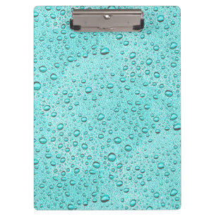 Wassertropfen Klemmbrett