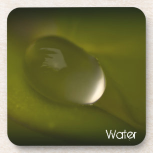 Wassertropfen Kork Untersetzer 2