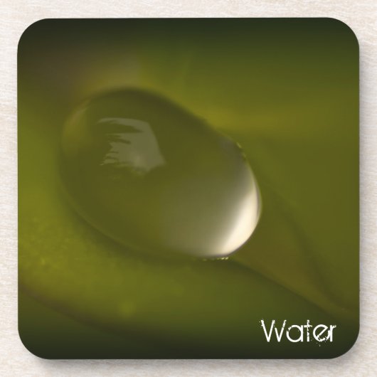 Wassertropfen Kork Untersetzer 2 (Vorderseite)