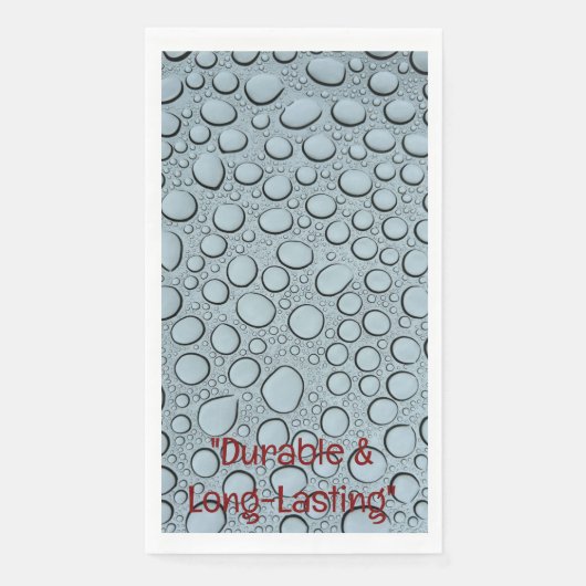 Wassertropfen Küchentücher Serviette (Vorderseite)