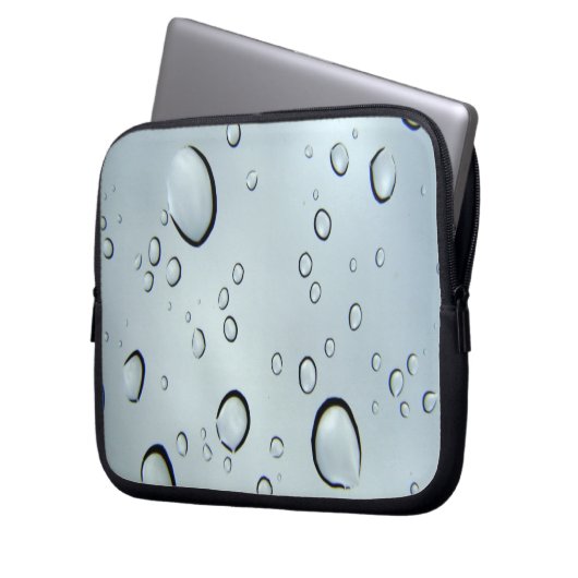Wassertropfen Laptopschutzhülle (Vorderseite Links)
