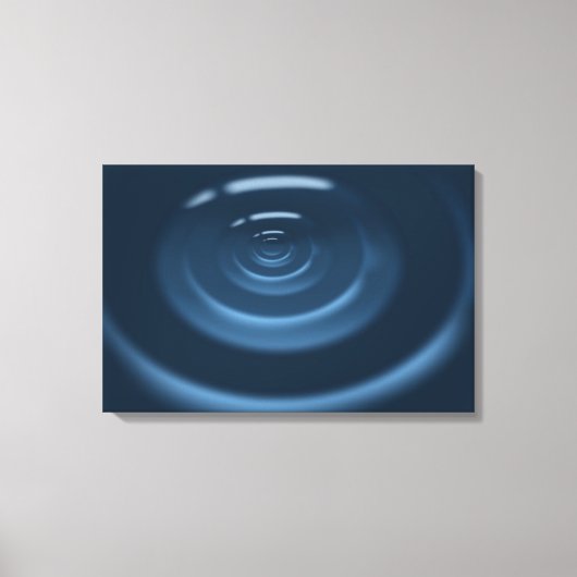 Wassertropfen Leinwanddruck (Vorderseite)