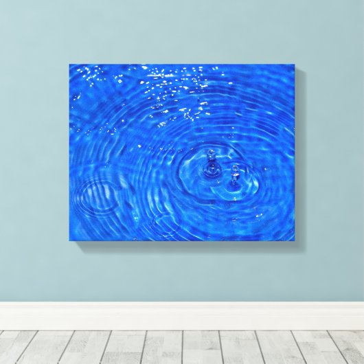 Wassertropfen Leinwanddruck (Insitu (Holzboden))