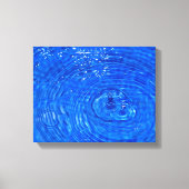Wassertropfen Leinwanddruck (Vorderseite)