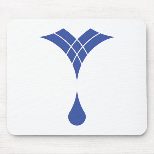 Wassertropfen-Logo auf Mauspad (Vorne)