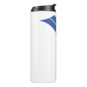 Wassertropfen-Logo auf thermischem Becher (Nach links gedreht)
