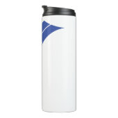 Wassertropfen-Logo auf thermischem Becher (Nach rechts gedreht)