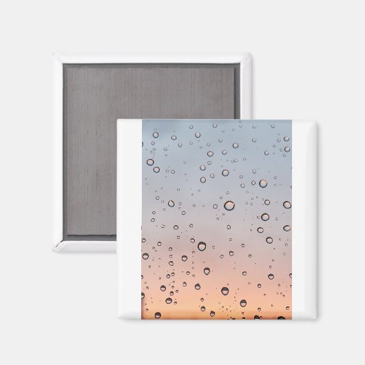 Wassertropfen Magnet (Vorderseite/Rückseite)