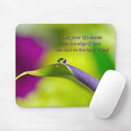 Wassertropfen Mousepad (Mit Mouse)