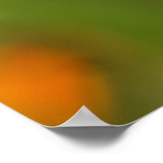 Wassertropfen Nah Poster (Ecke)