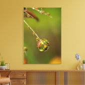 Wassertropfen Nahaufnahme Leinwanddruck (Insitu (Wohnzimmer))