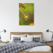 Wassertropfen Nahaufnahme Leinwanddruck (Insitu (Schlafzimmer))