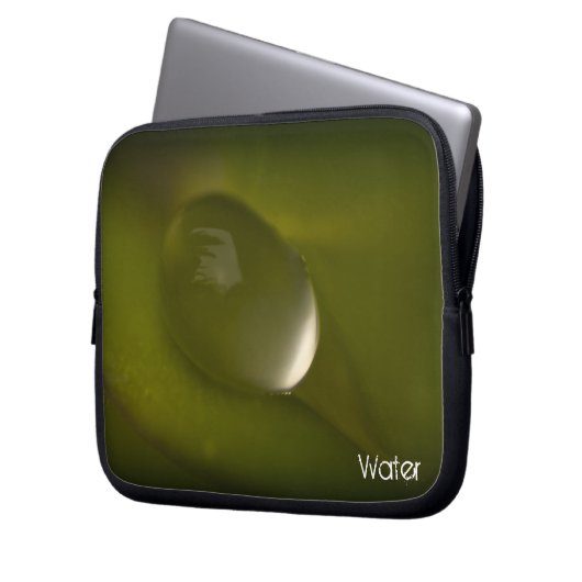 Wassertropfen - Notebook oder iPad-Sieb 2 Laptopschutzhülle (Vorderseite Links)
