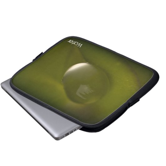 Wassertropfen - Notebook oder iPad-Sieb 2 Laptopschutzhülle (Vorne Knopf)