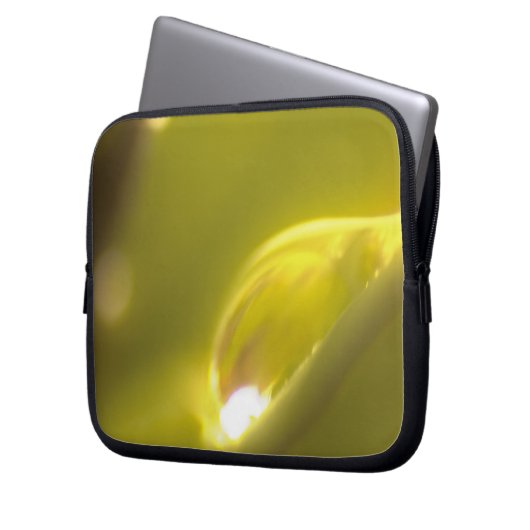 Wassertropfen - Notebook oder iPad-Sieb 3 Laptopschutzhülle (Vorderseite Links)