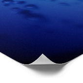 Wassertropfen Poster (Ecke)