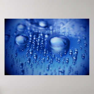 Wassertropfen Poster