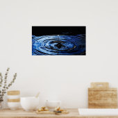 Wassertropfen Poster (Küche)