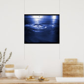 Wassertropfen Poster (Küche)