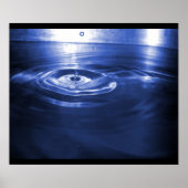 Wassertropfen Poster (Vorne)
