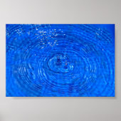 Wassertropfen Poster (Vorne)