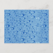 Wassertropfen Postkarte (Vorderseite)