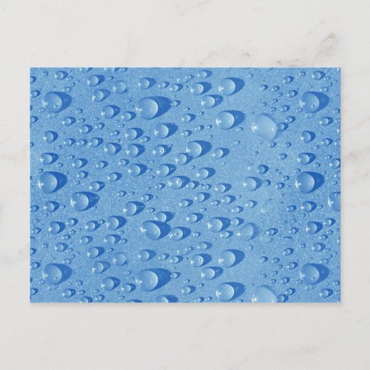 Wassertropfen Postkarte (Vorderseite)