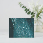 Wassertropfen Postkarte (Stehend Vorderseite)