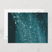 Wassertropfen Postkarte (Vorne/Hinten)