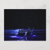 Wassertropfen Postkarte (Vorderseite)